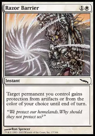 Mirrodin - Barrière de rasoirs