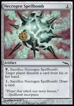 Mirrodin - Bombe à sortilèges nécrogène
