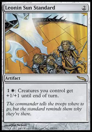 Mirrodin - Etendard-soleil léonin