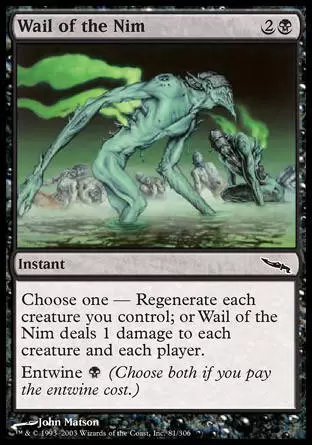 Mirrodin - Gémissement du nim