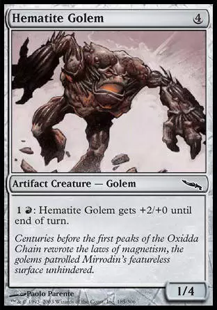 Mirrodin - Golem d\'hématite