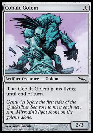 Mirrodin - Golem de cobalt