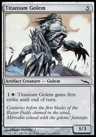 Mirrodin - Golem de titane