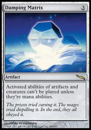 Mirrodin - Matrice d\'amortissement