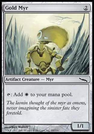 Mirrodin - Myr doré