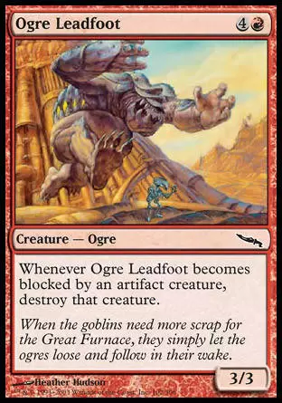 Mirrodin - Ogre aux pieds de plomb