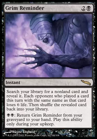 Mirrodin - Sinistre rappel