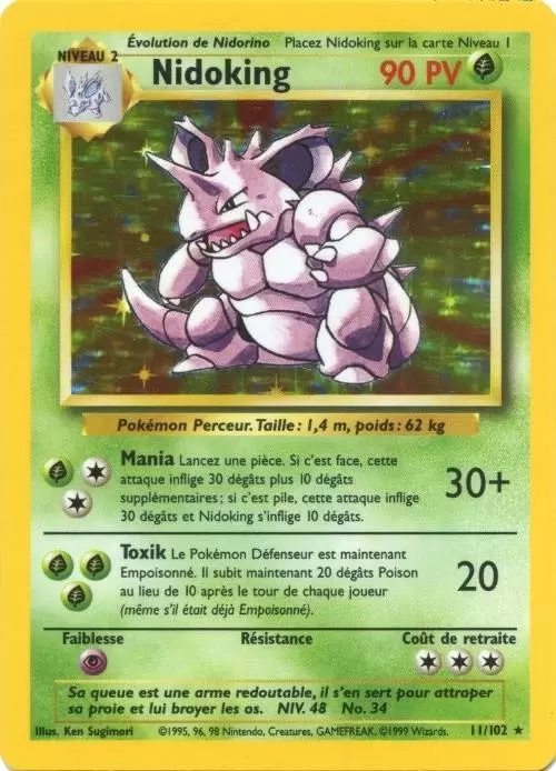 Set de Base - Nidoking Holographique