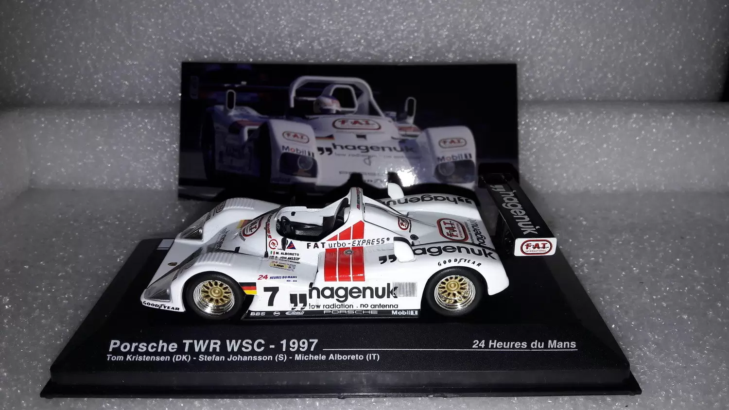 24h du mans Echelle 1/43 - Porsche TWR WSC - Le Mans