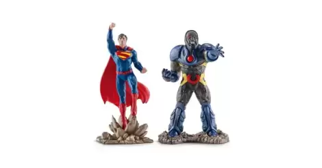 Schleich 22509 SUPERMAN vs DARKSEID eroe DC COMICS personaggio Justice League
