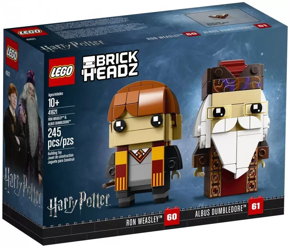LEGO BrickHeadz - 60 & 61 - Ron Weasley & Albus Dumbledore