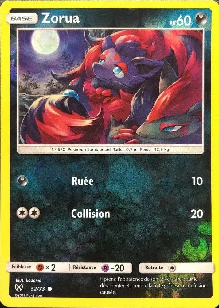 Légendes Brillantes - Zorua Reverse