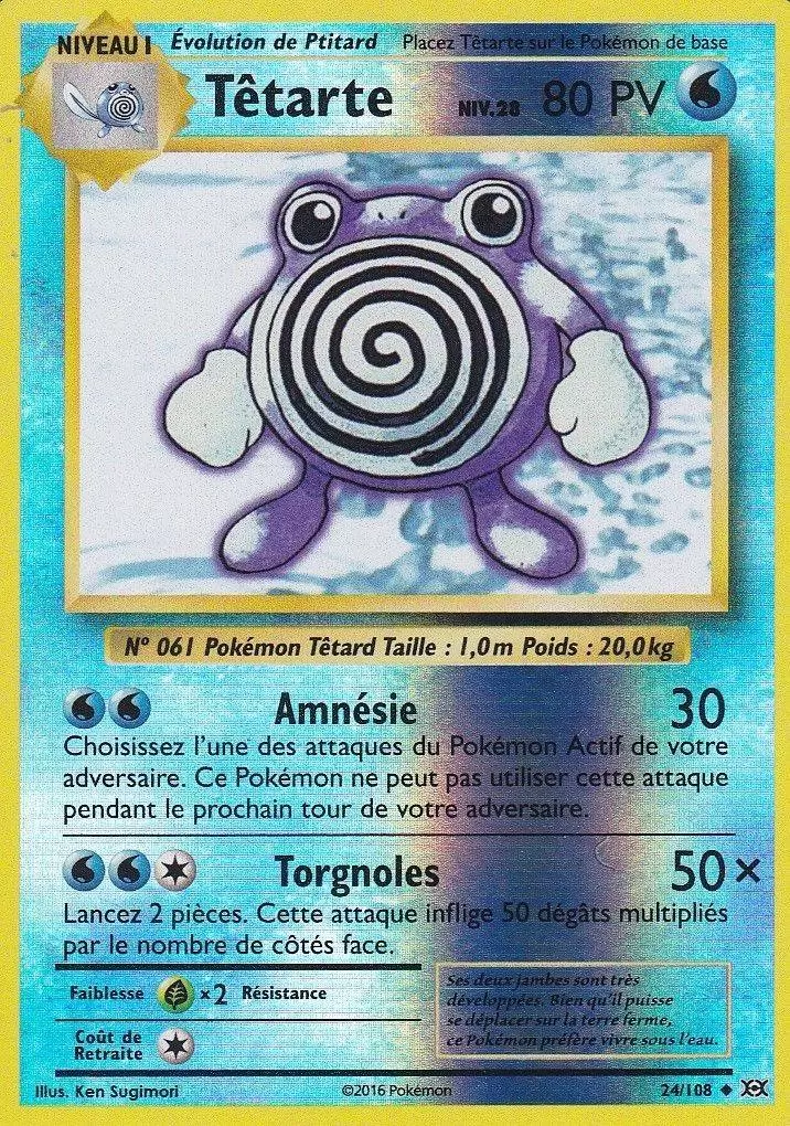 Pokémon XY Evolutions - Têtarte Reverse