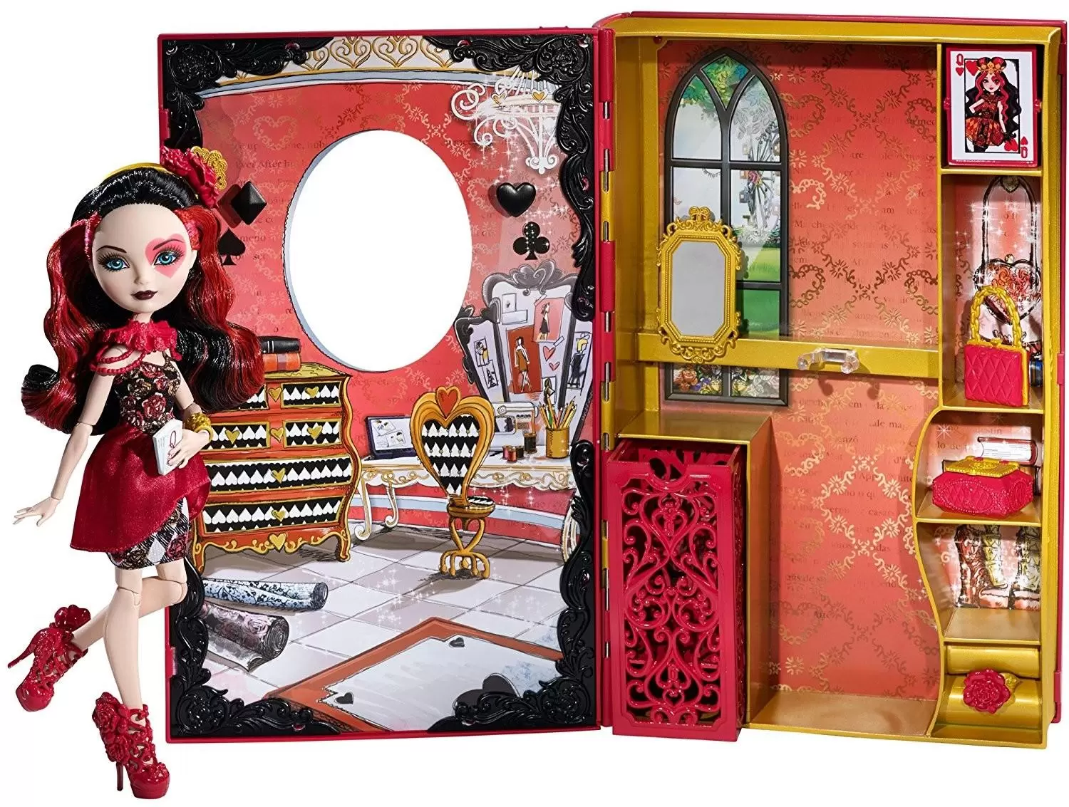 Poupées Ever After High - Lizzie Hearts - Spring Unsprung - Playset