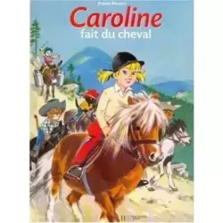 Caroline fait du cheval
