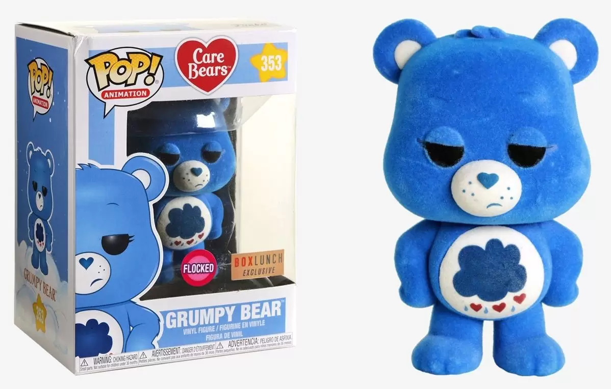 POP! Animation - Care Bears - Grumpy Bear Flocked (box lunch)