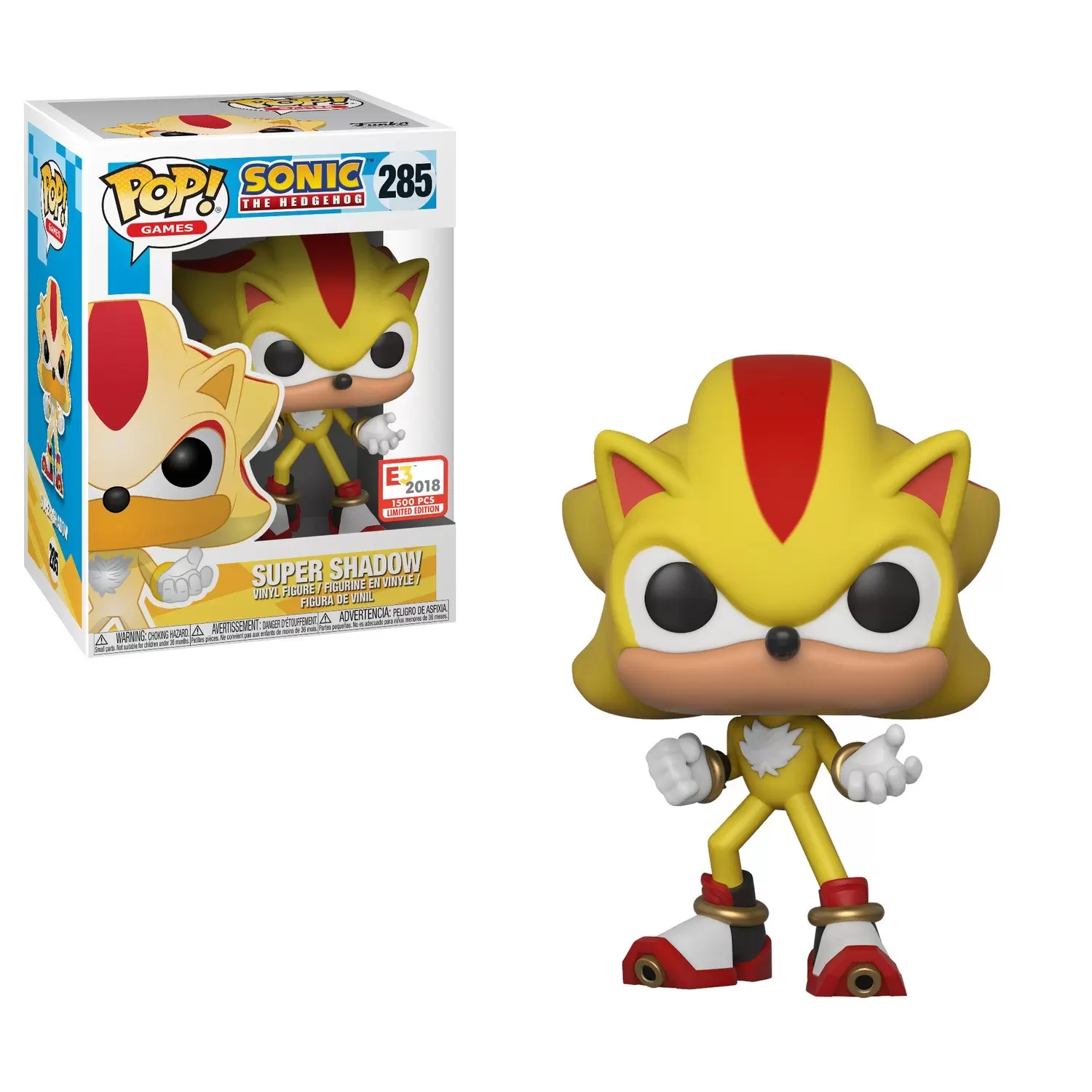 Sonic the Hedgehog - Super Shadow - POP! Games action figure 285