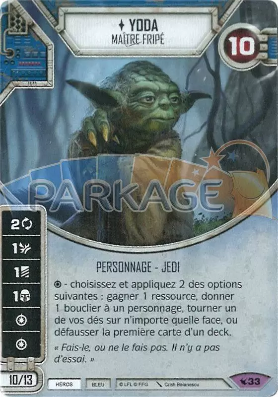 Héritages - Yoda - Maître fripé