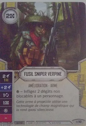 Paquet draft : Rivaux - Fusil sniper verpine