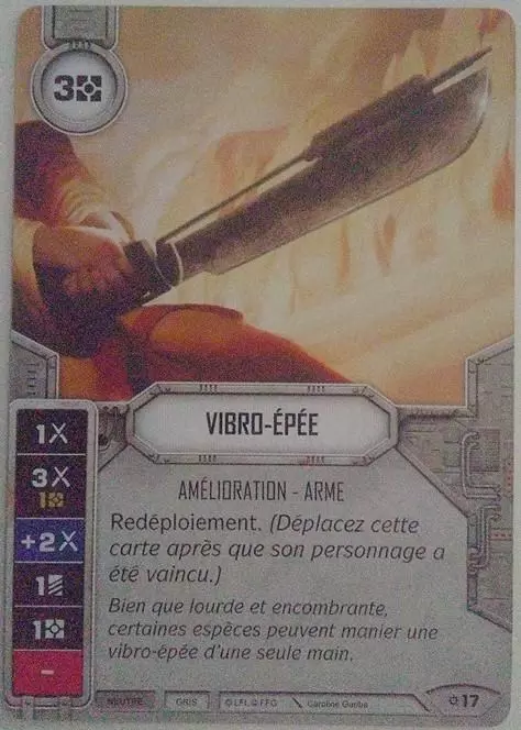 Paquet draft : Rivaux - Vibro-épée