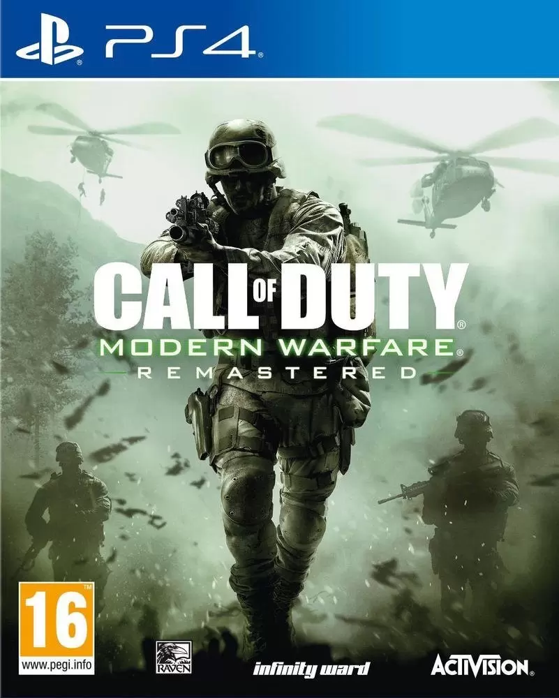 PS4 Games - Call of Duty Modern Warfare Remastered
