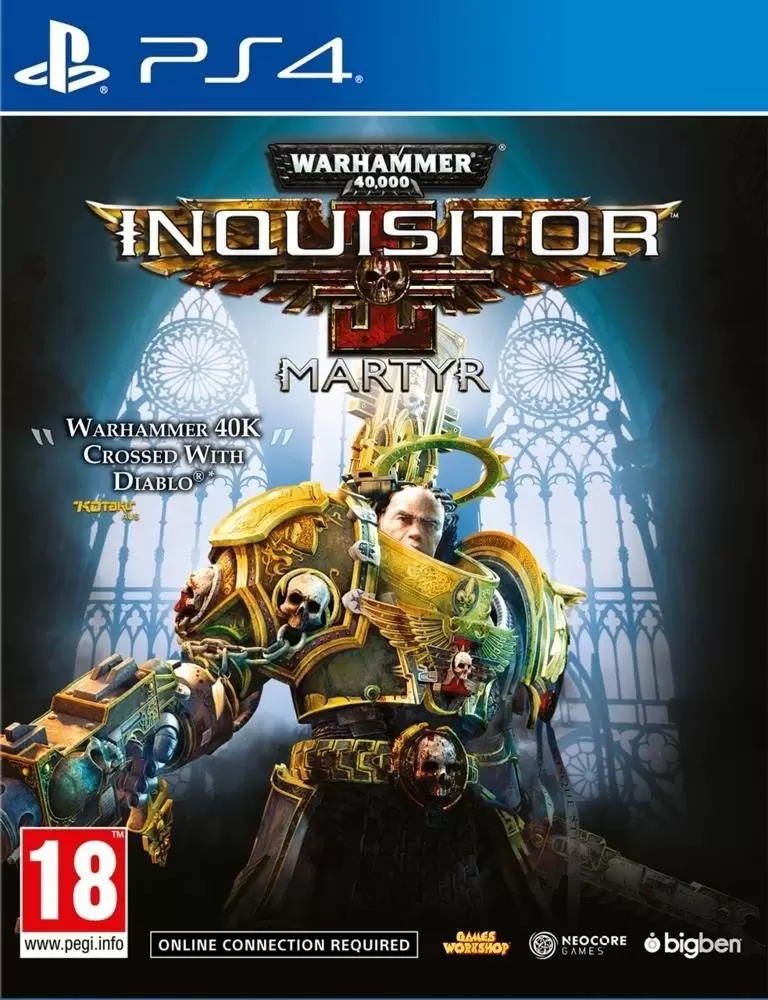 Jeux PS4 - Warhammer 40.000 Inquisitor Martyr