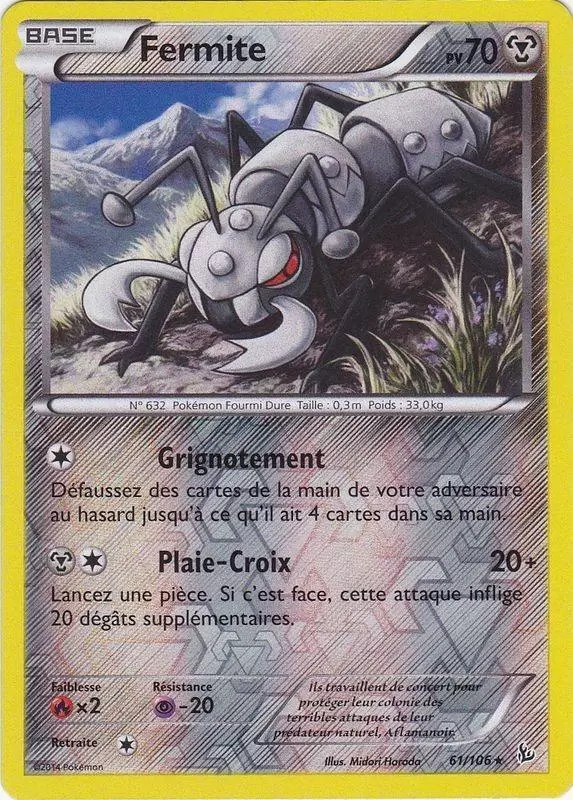 Pokémon XY Etincelles - Fermite Reverse