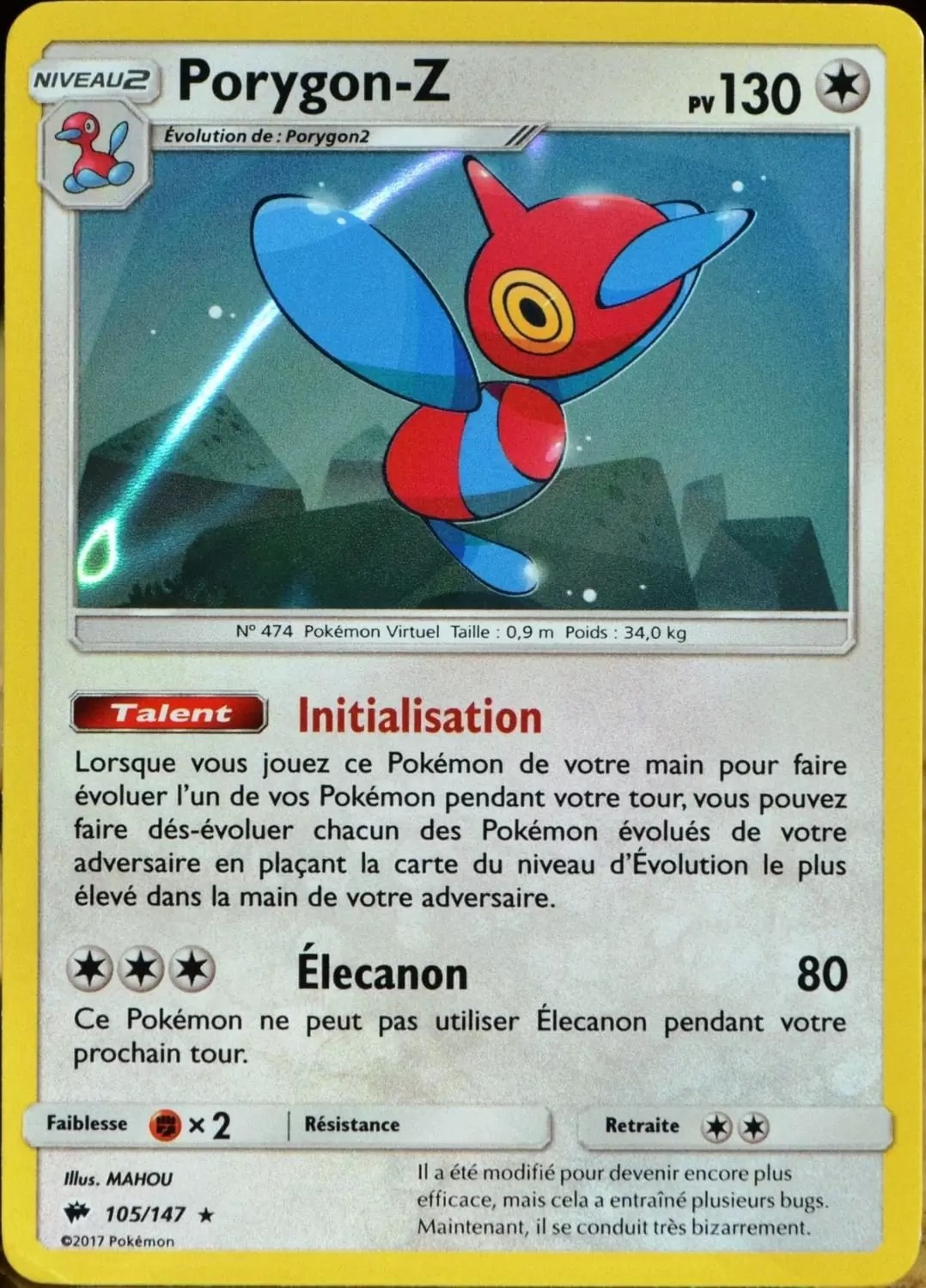 Ombres Ardentes - Porygon-Z Holographique