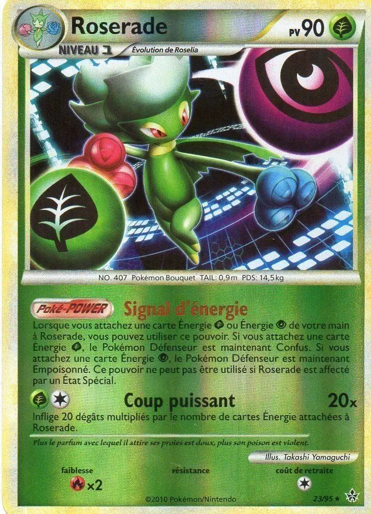 Pokémon Série HS-Déchaînement - Roserade Reverse