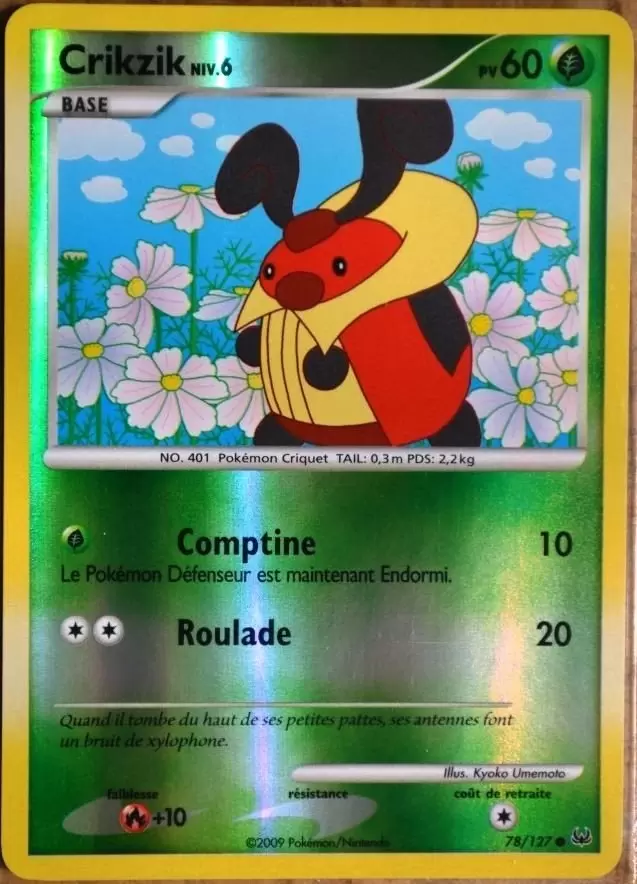 Pokémon Série Platine - Crikzik Reverse