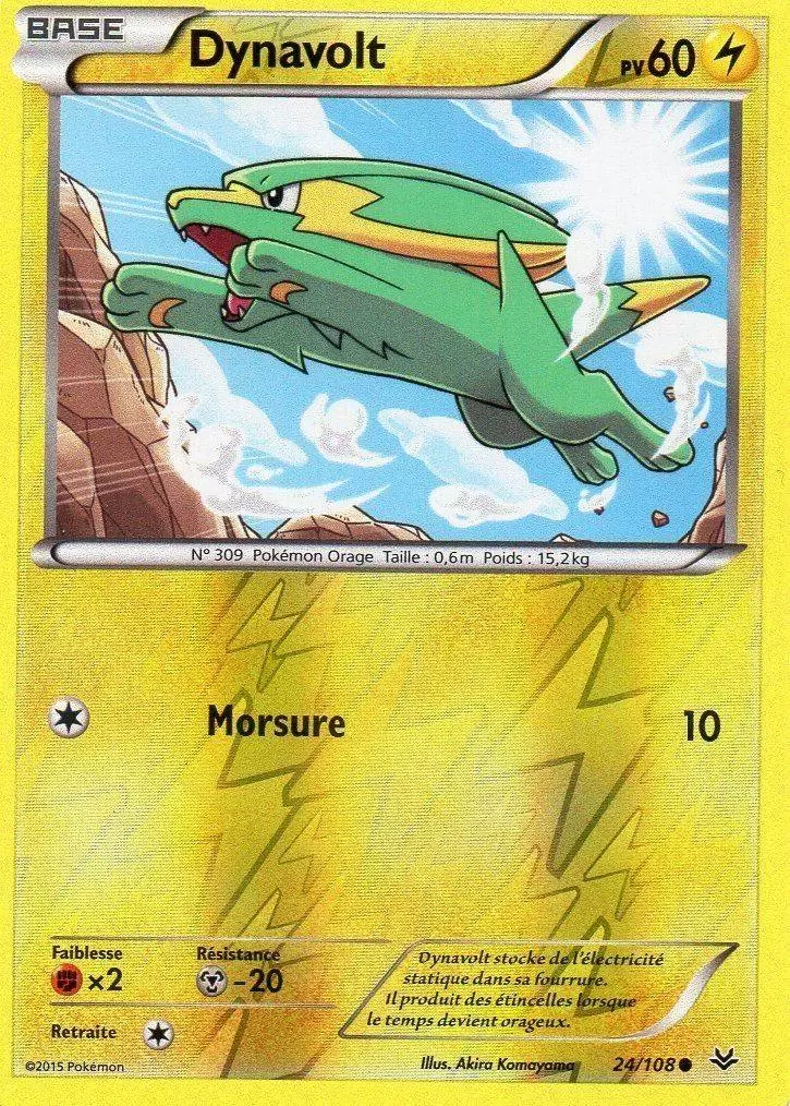 Pokémon XY Ciel rugissant - Dynavolt Reverse