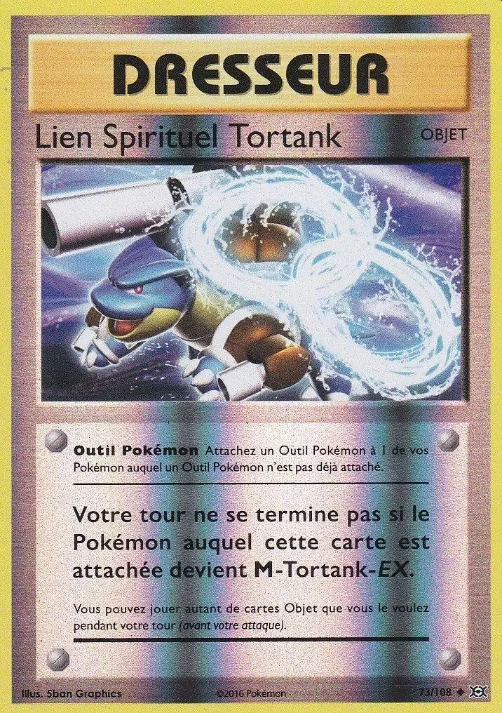 Pokémon XY Evolutions - Lien Spirituel Tortank Reverse