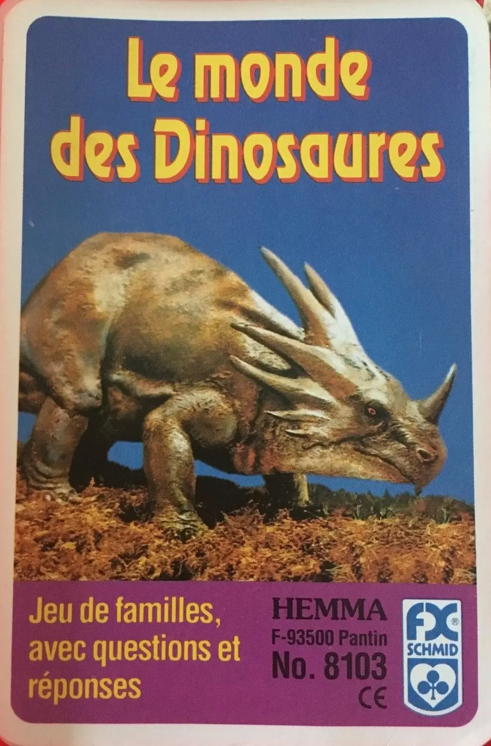 Jeu des 7 Familles - Le monde des dinosaures