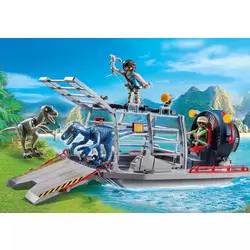 Enemy Airboat with Raptors