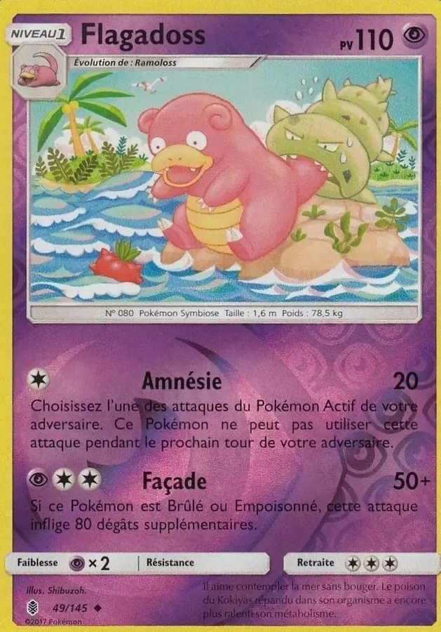 Gardiens Ascendants - Slowbro Reverse Version