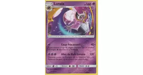 Lunala Reverse Carte Pokemon 61 145 Gardiens Ascendants
