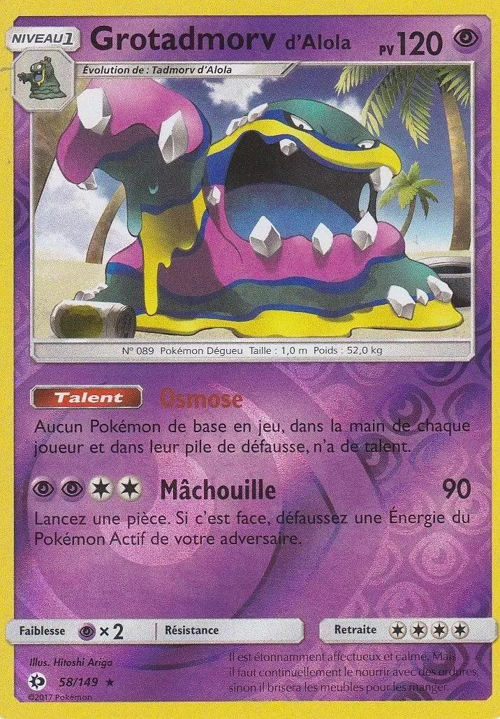 Soleil Et lune - Grotadmorv d\'Alola Reverse