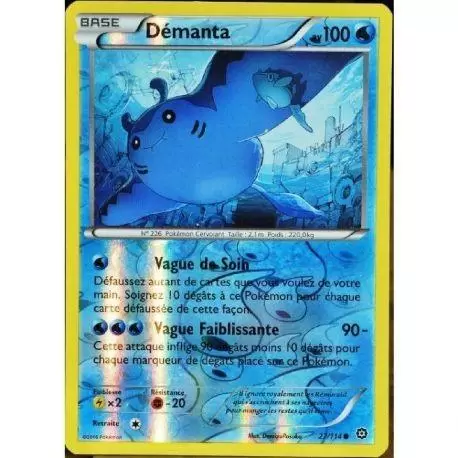 Pokémon XY Offensive Vapeur - Demanta Reverse