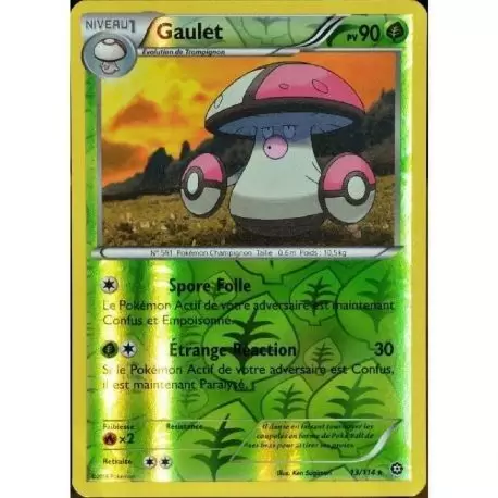 Pokémon XY Offensive Vapeur - Gaulet Reverse