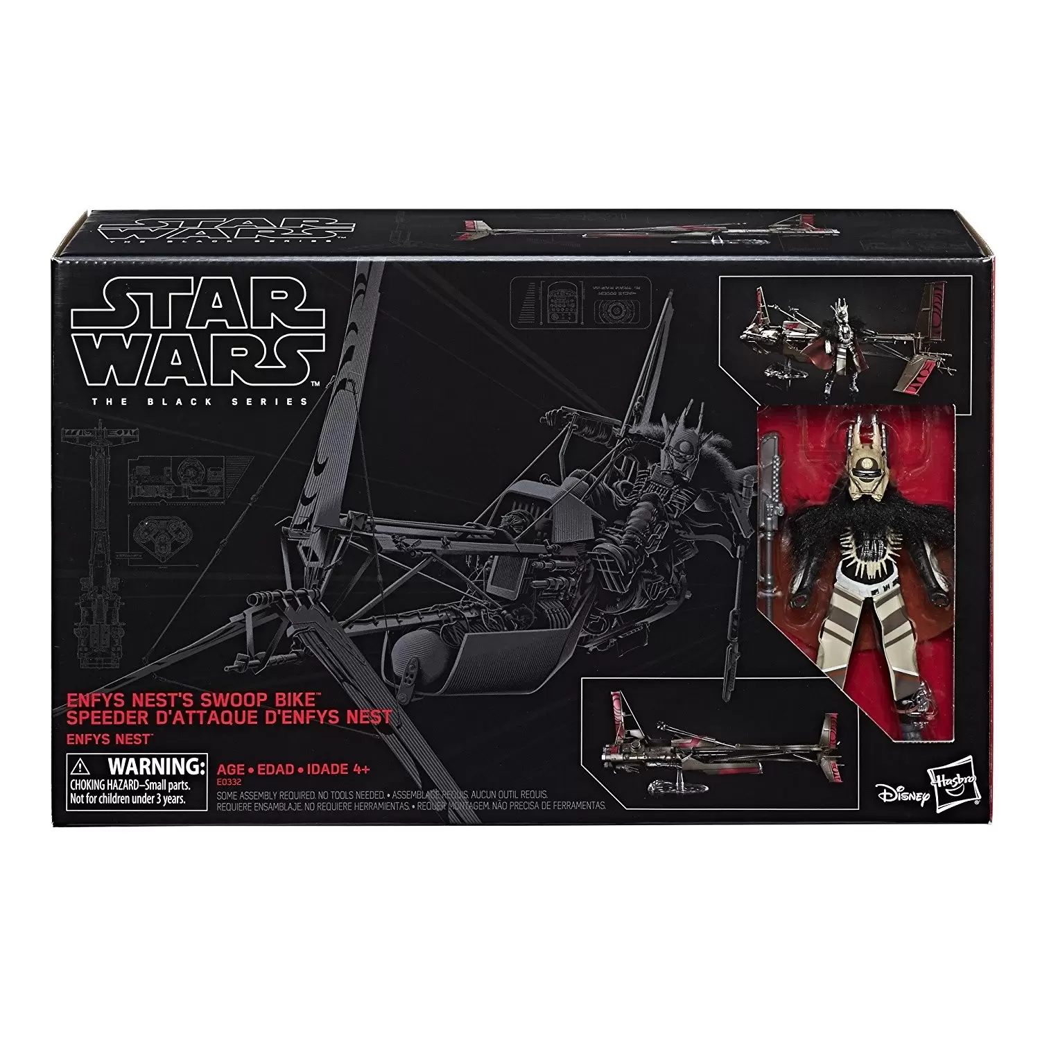 Black Series Red - 6 inches - Enfys Nest\'s Swoop Bike