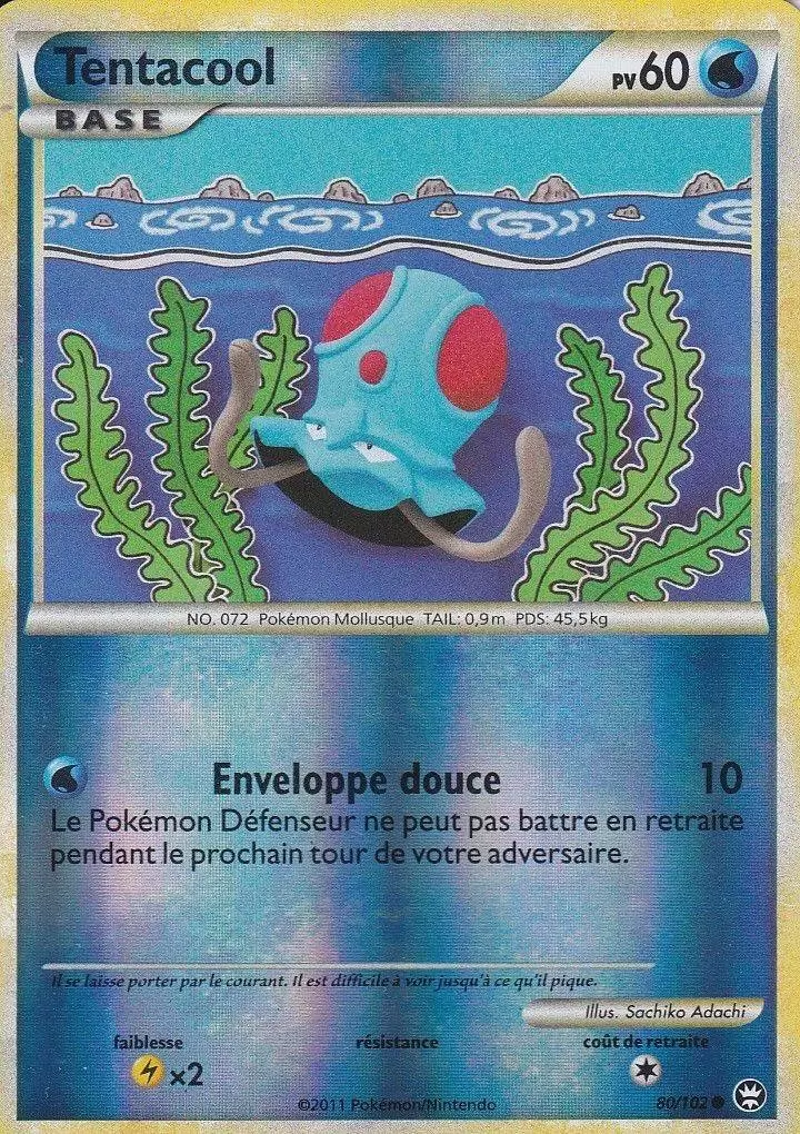 Pokémon Série HS-Triomphe - Tentacool Reverse