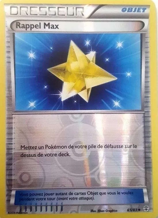 Pokémon XY Générations - Rappel Max Reverse