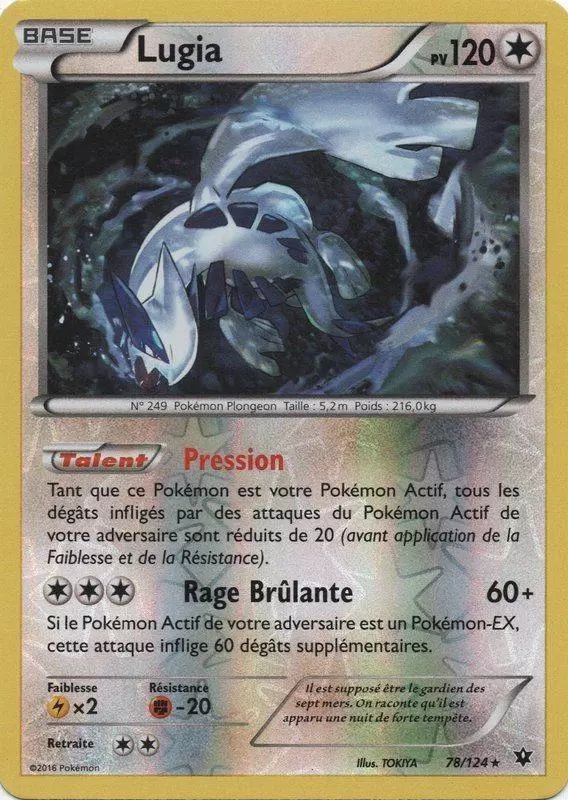 Pokémon XY Impact des destins - Lugia Reverse