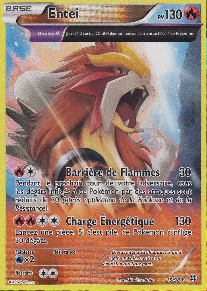 Pokémon XY Origines antiques - Entei Reverse