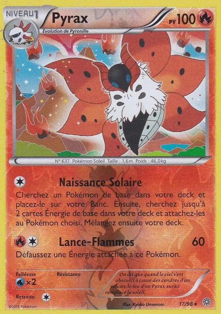 Pokémon XY Origines antiques - Pyrax Reverse