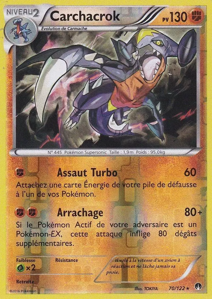 Pokémon XY Rupture Turbo - Carchacrok Reverse