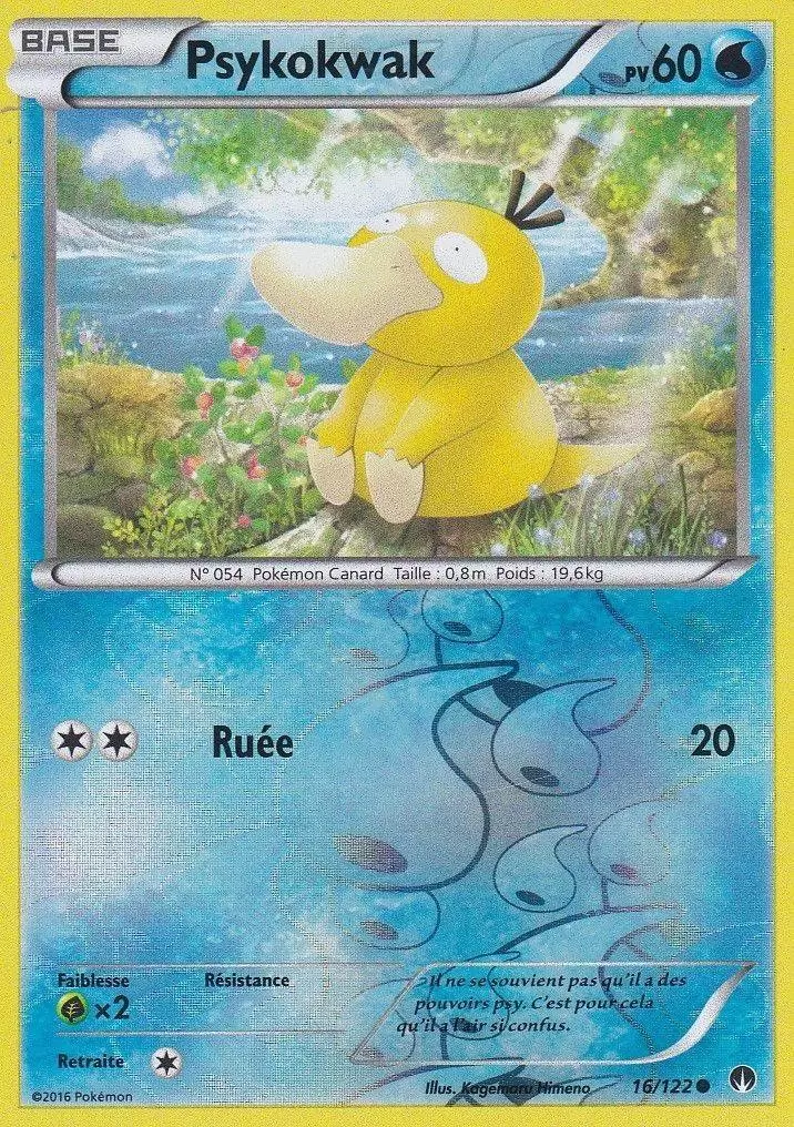Pokémon XY Rupture Turbo - Psykokwak Reverse