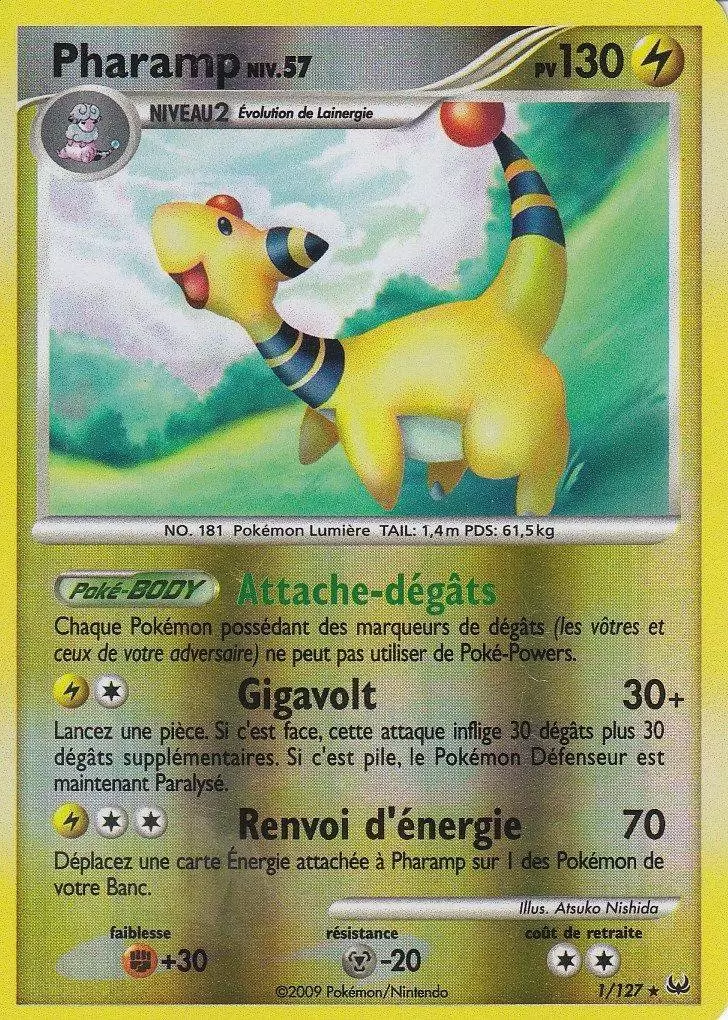 Pokémon Série Platine - Pharamp Reverse