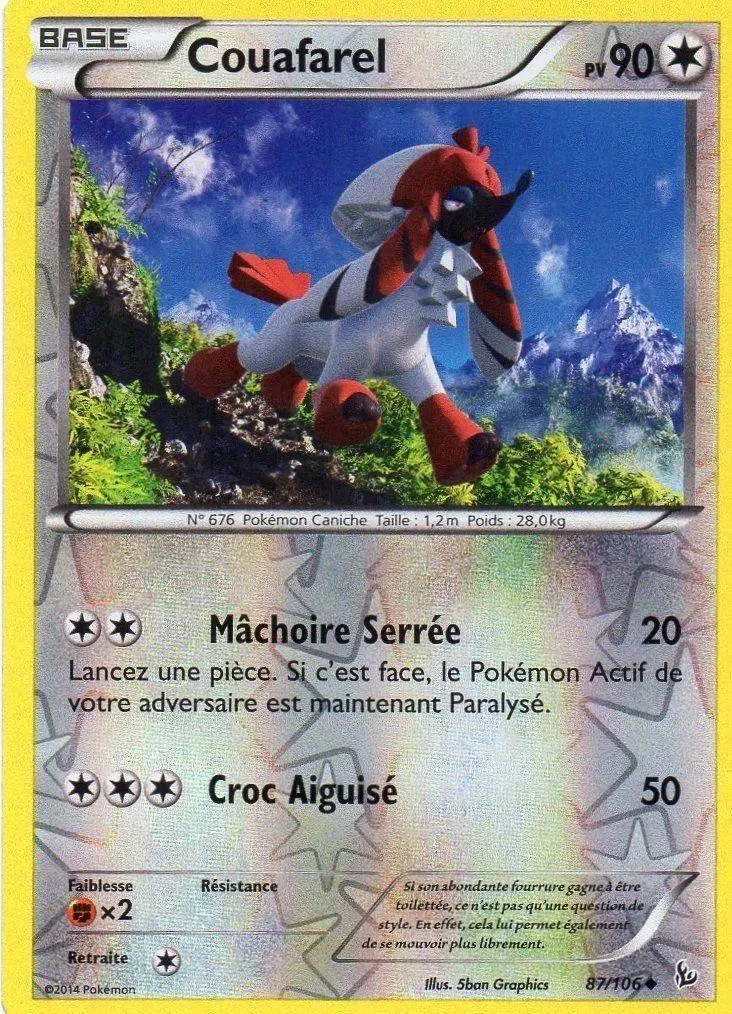 Pokémon XY Etincelles - Couafarel Reverse