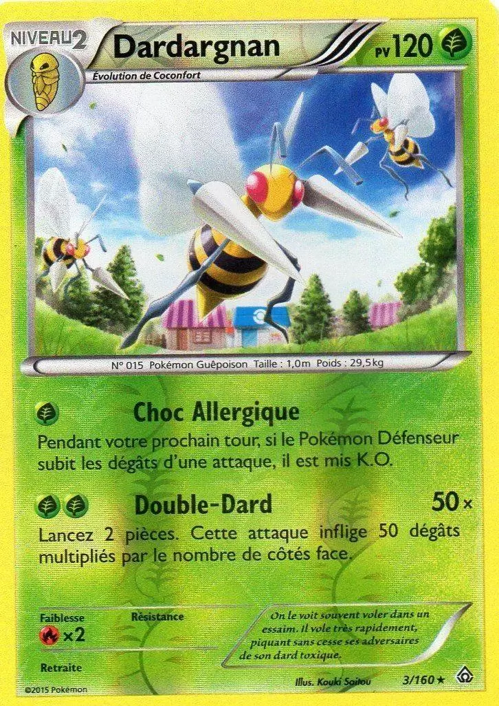 Pokémon XY Primo Choc - Dardargnan Reverse